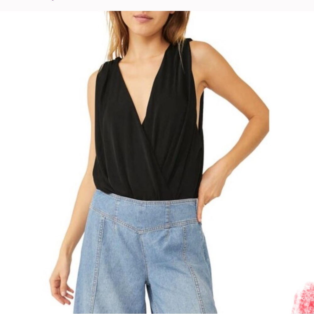 Free People Night Owl Bodysuit NWT Small